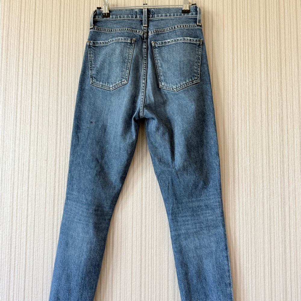 Agolde Women's Skinny Jeans in Classic Blue - Picture 3 of 4